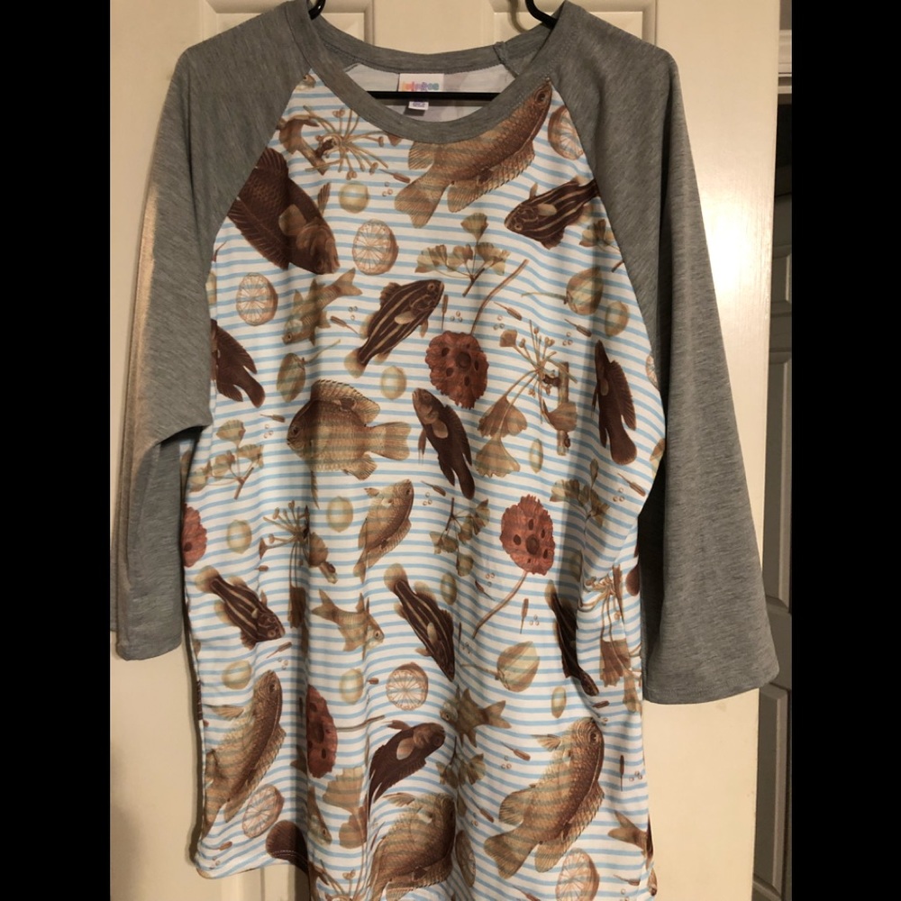 LuLaRoe Randy, 3XL Fish Print